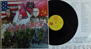 Rare Reggae Steel Pulse Earth Crisis 1983 Wiseman Doctrine Uk Lp