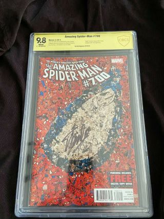 The Spider - Man 700 Signed By Stan Lee 9.  8