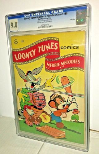 Looney Tunes And Merrie Melodies Comics 68,  Cgc 9.  0,  Cream To Off - White Pages