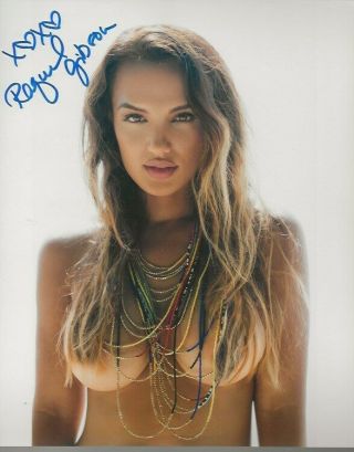Playboy Playmate Raquel Gibson Sexy Signed/autographed 8x10 Photo 11 - 05