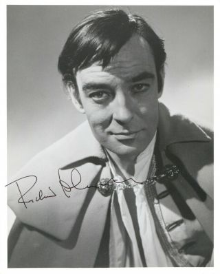 Richard Johnson In Moll Flanders (1965) Hand - Signed 10” X 8” Portrait