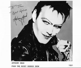 Anthony Head In The Rocky Horror Show Hand - Signed 1991 8” X 10” Portrait