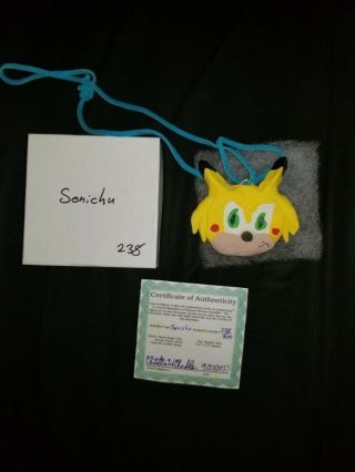 Chris Chan Sonichu Medallion Numbered 238/300 Signed Christine Chandler Necklace