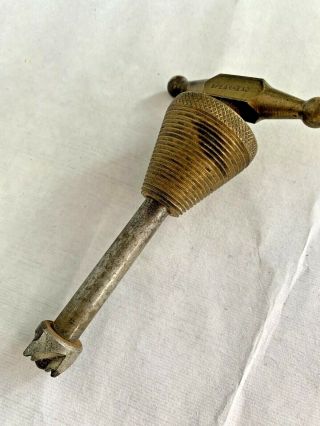 VTG Surgical Trephine Skull Bone Drill Auger Antique Medical Instrument Brass 3