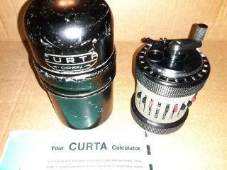 Outstanding Type Ll Curta Mechanical Calculator No.  532589