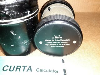 Outstanding Type ll CURTA mechanical calculator no.  532589 4