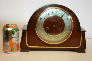 Vintage 1940 ' s Smiths striking mantel Clock,  Floating Balance,  spares. 2