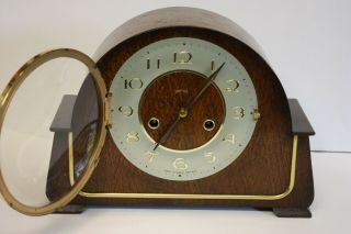 Vintage 1940 ' s Smiths striking mantel Clock,  Floating Balance,  spares. 3