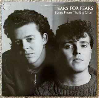 Tears For Fears Songs From The Big Chair Lp 1985 Mercury 824300