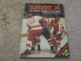 1974 Vintage Canada Russia Hockey Summit Series Book Wha Stars Soviet Union Team