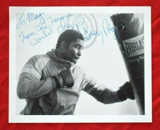 Greg Page Former Heavy Weight Boxing Champion Signed / Autographed Photo Picture