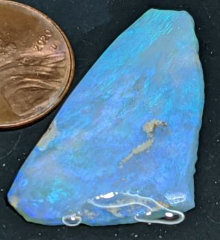 Nr Large 14ct Rough Opal Lightning Ridge Crystal For Pendant Lapidary