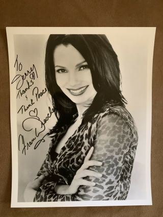 Fran Drescher Signed 8x10 Photo The Nanny Sexy Autographed To Jerry