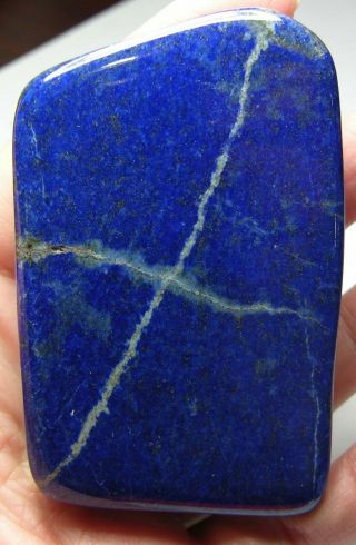 180g Afghanistan 100 Natural Tumbled Rough Lapis Lazuli Specimen 6.  30oz 77mm