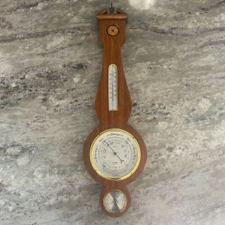 Vintage Large Barometer,  Thermometer,  Hygrometer Sb Shortland Instrument England
