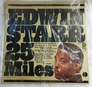 Edwin Starr Lp - 25 Miles,  Very Rare 1974 Us Import Re - Issue In