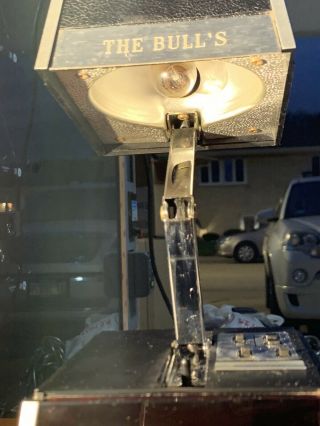 Retro Vintage 70s Spartus Desk Lamp with Digital Alarm Clock 1400 2