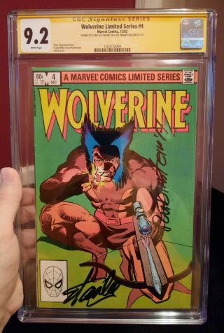 Wolverine Limited Series 4 Cgc 9.  2 Ss Signed Stan Lee & Joe Rubinstein