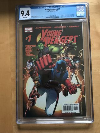 Marvel Young Avengers 1 Cgc 9.  4 1st Appearance Kate Bishop & More