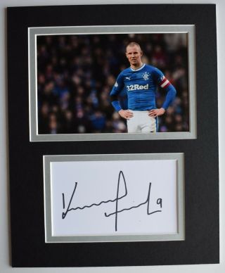 Kenny Miller Signed Autograph 10x8 Photo Display Rangers Football Aftal