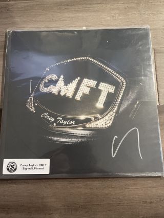 Corey Taylor - Cmft Black Vinyl Lp Signed Insert Record Slipknot