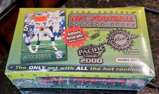 2000 Pacific Nfl Football Box,  Brady Rc Rookie,  Inserts