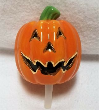 Nora Fleming Charm Pumpkin Jack - O - Lantern Halloween Carved Cutie