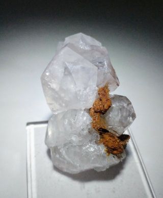 Large - Clear Rhombohedral Calcite Crystals On Matrix,  Potosi Mine Mexico