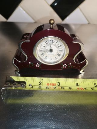Vintage Westclox Hand Painted Wind Up Alarm Clock Rare