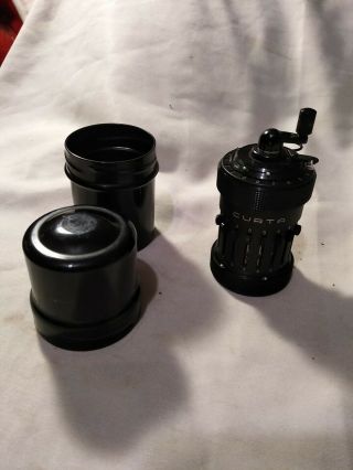 Curta Mechanical Calculator Type I In Perfect Order W/can