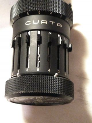 Curta mechanical calculator Type I in perfect order w/can 5