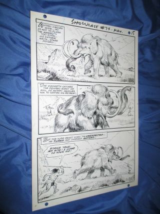 Showcase 74 Art Page 12 By Howie Post 1st Anthro Appearance 1968