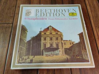 Beethoven Edition 9 Symphonien Philharmoniker Bohm Record Lp Box Set