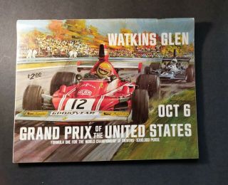 1974 Grand Prix Of The United States Program Watkins Glen Ny Formula 1 Racing