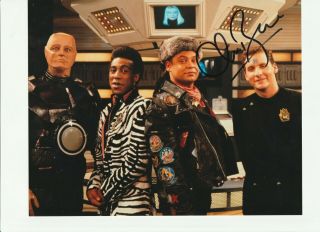 Chris Barrie Autographed 10x8 Photo Arnold J Rimmer In Red Dwarf