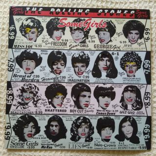 The Rolling Stones Some Girls Lp Emi Cun 39108 1978 Vinyl
