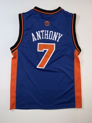 York Knicks Carmelo Anthony 7 Nba Jersey Youth Size Medium Adidas