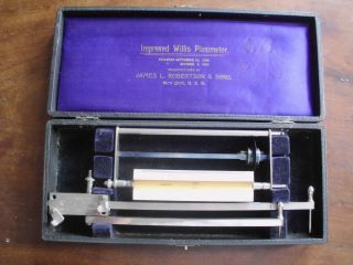 Vintage Antique The Improved Willis Planimeter Jas.  L.  Robertson & Son Usa