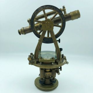 Antique Good Quality Brass Survey Transit Instrument