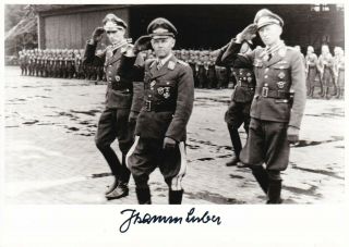 Josef Kammhuber - Luftwaffe - Signed 6 " X 4 " Photo.  Knights Cross.