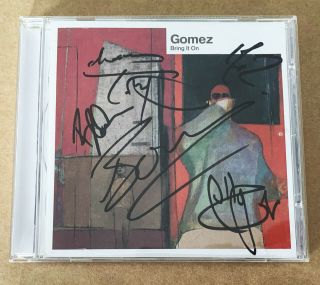 Gomez Fully Hand Signed Cd Bring It On Signed By All Five Members