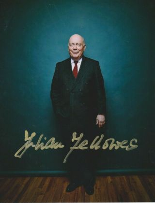 Julian Fellowes Hand Signed 10x8 Photo Downton Abbey Autographed