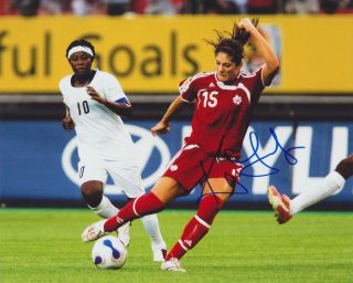 Kara Lang Signed Team Canada 2012 Olympics 8x10 Photo