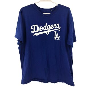 La Dodgers Shirt Mens Xl Blue Baseball Mlb Majestic Los Angeles Extra Large