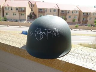 Lori Petty (tank Girl) Signed Army Helmet With Certificate Of Authentication