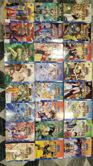 Collectors Item: Rave Master Manga Vol.  1 - 24 English Out Of Print Hiro Mashima