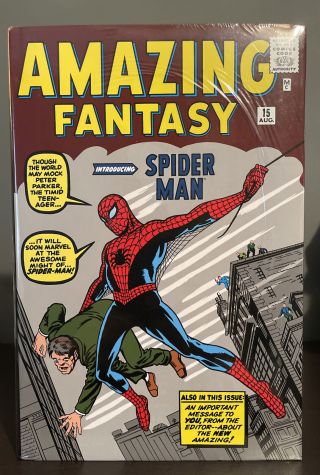 Spider - Man Omnibus Vol 1 Stan Lee Steve Ditko Jack Kirby Nm,