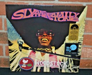 Sly & The Family Stone - Woodstock 1969,  Ltd Rsd 1st Pr 2lp Black Vinyl Etch