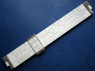 Hemmi No.  260 ' Advanced Engineer ' Slide Rule.  Duplex.  Bamboo.  25 Scales.  Exclnt. 2