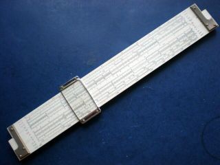 Hemmi No.  260 ' Advanced Engineer ' Slide Rule.  Duplex.  Bamboo.  25 Scales.  Exclnt. 3